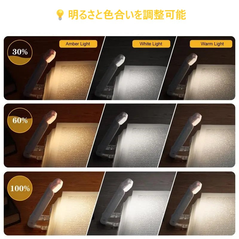 読書用USB充電式LEDライト【送料当店負担】